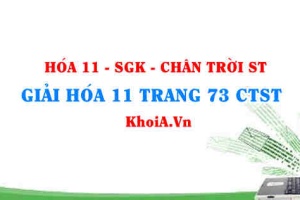 Giải Hóa 11 Chân trời Sáng tạo trang 73